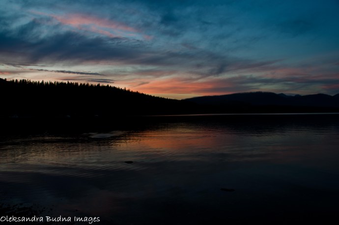 Sunset over Lake McDonald