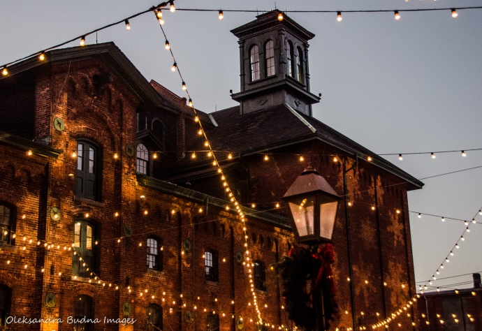 Christmas Market at the Distillery District in Toronto